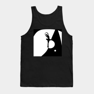 Black and White The Dancer Graphic Minimalism 050717 C Tank Top